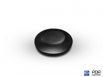 Фото Заглушки твёрдые из черного пластика (Ø 12 мм, со шляпкой)