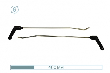 Фото Крюки с поворотными ручками 12006-2 (PR Bras-2 (Platinum))