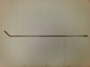 Фото Крючок со стандартным загибом, плоский (длина 90 см, угол загиба 45°, длина загиба 6,5 см, Ø 9 мм, без ручки)