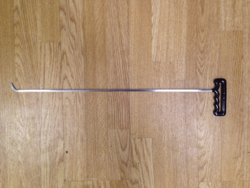 Фото Крючок с наконечником-лезвием (длина 60 см, ширина 6 мм, толщина 3 мм, длина загиба 2,5 см, угол загиба 45º)
