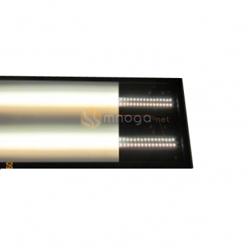 Фото Авторская лампа Евгения Киселева (плафон LED, 12V, диммер, 4 полосы, крепёж - шар)