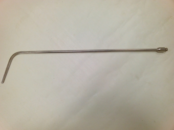 Фото Крючок дверной, плоский, без ручки (длина 55 см, угол загиба 80º, длина загиба 115 мм, Ø 8 мм)