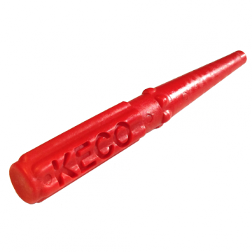 Фото Керн пластиковый тупой (6 мм), красный