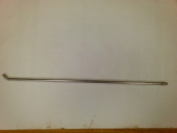 Фото Крючок со стандартным загибом для винтовых насадок (длина 90 см, длина загиба 25 мм, угол загиба 45º, Ø 13 мм, без ручки)