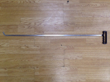 Фото Крючок с наконечником-лезвием (длина 90 см, ширина 9 мм, толщина 5 мм, длина загиба 3,8 см, угол загиба 45º)